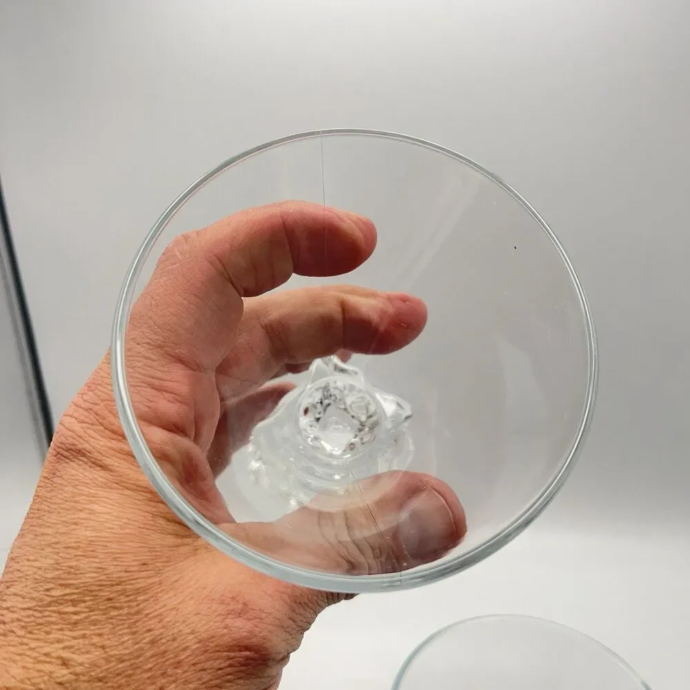 Vintage Set Disaronno Melting  Ice Cube Stemless Martini Glasses